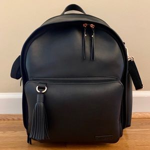Skiphop Greenwich Black Diaper Backpack